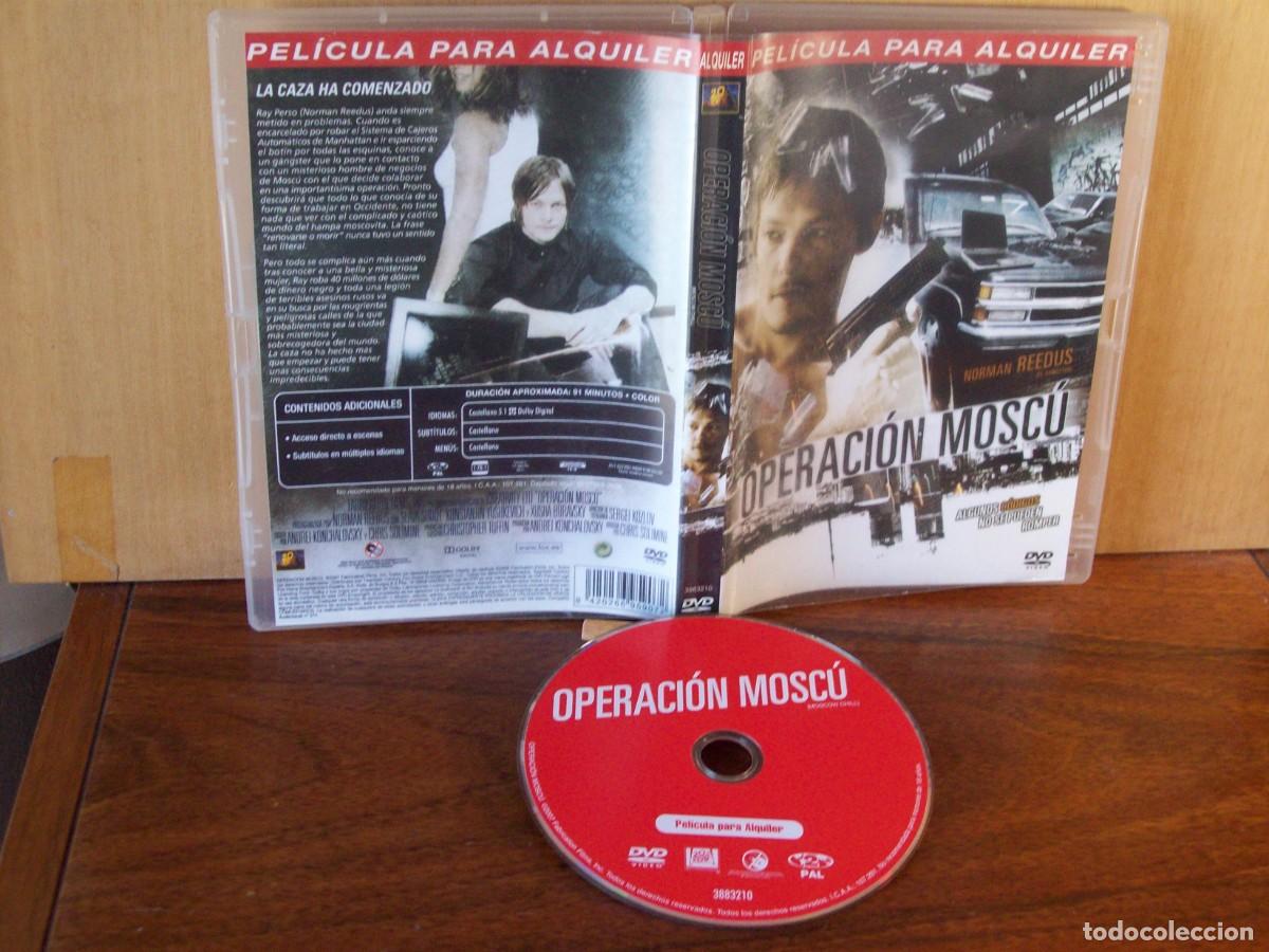 Cine: OPERACION MOSCU - NORMAN REEDUS -SLAVA SHOOI - KOSTANTIN - DVD EDICION ALQUILER