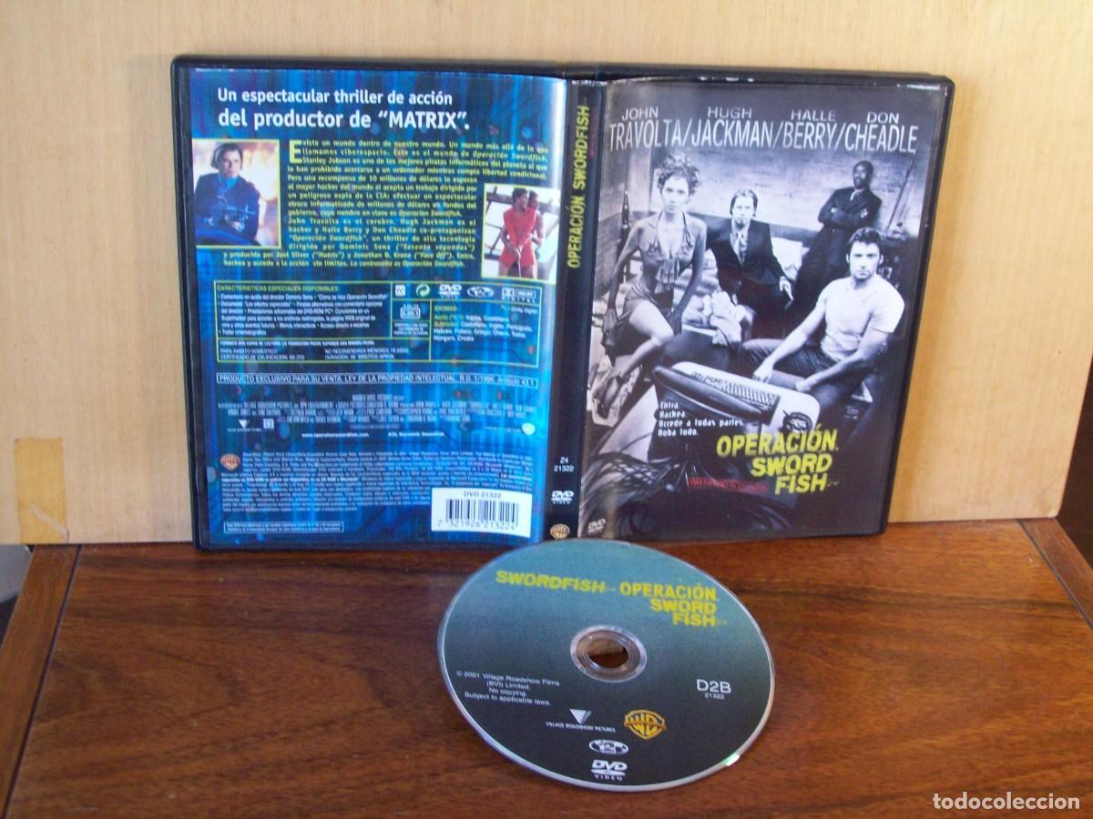 Cine: OPERACION SWORD FISH - JOHN TRAVOLTA - HUGH JACKMAN - HALLE BERRY - DON CREADLE - DVD