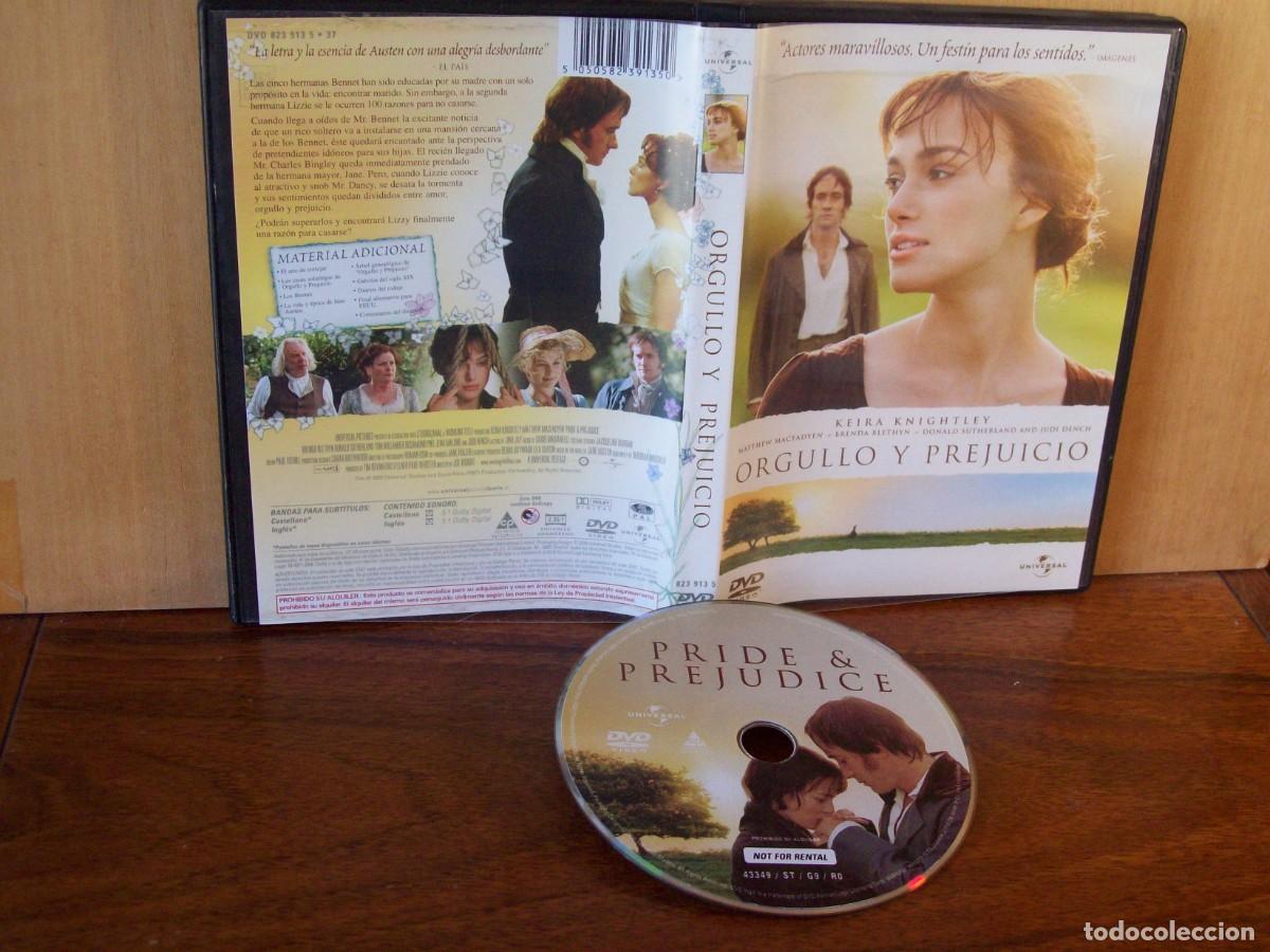 Cine: ORGULLO Y PREJUICIO - KEIRA KNIGHTLEY - MATTHEW MACFADYEN - BRENDA BLETHYN - DVD