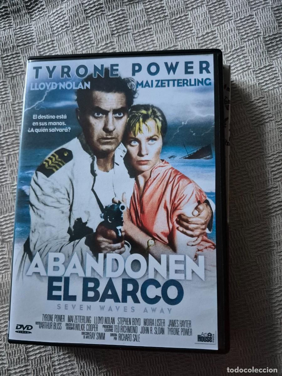 Cine: Abandonen el barco (Seven waves away), dvd Richard Sale Tyrone Power Lloyd Nolan Mai Zetterling