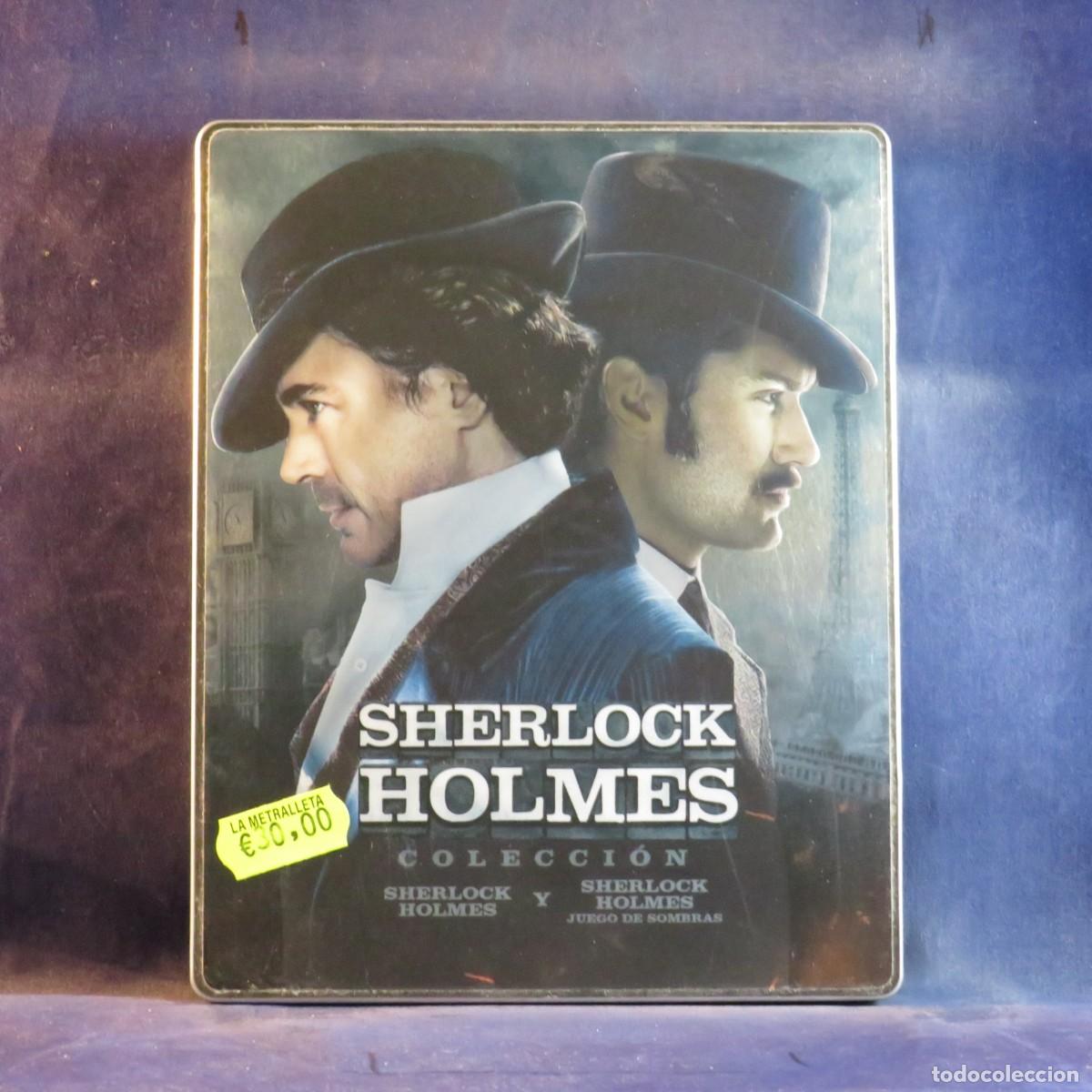 Cine: SHERLOCK HOLMES COLECCI&Oacute;N - 2 DVD CAJA MET&Aacute;LICA