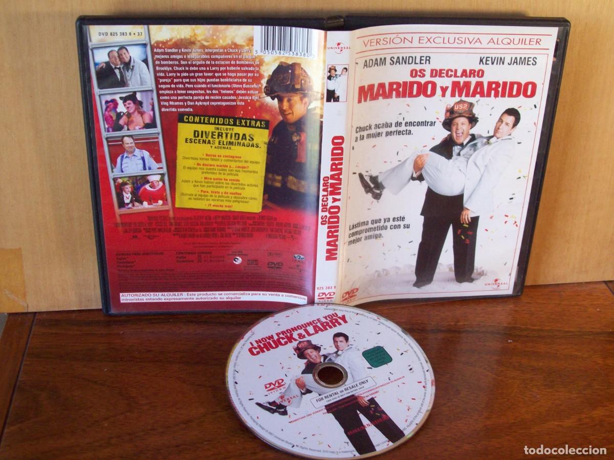 Cine: OS DECLARO MARIDO Y MARIDO - ADAM SANDLER - KEVIN JAMES - DVD EDICION ALQUILER