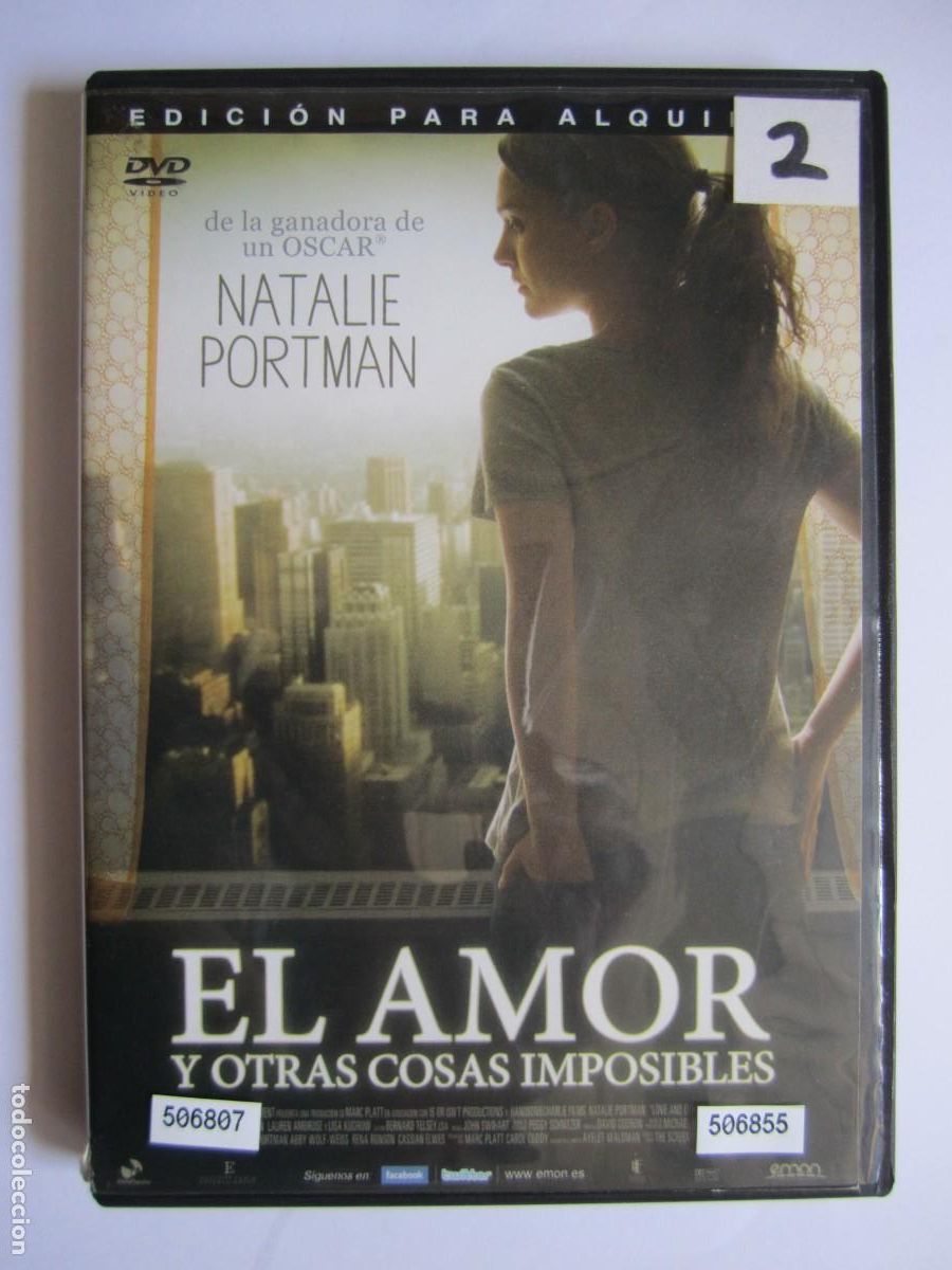 Cine: dvd el amor y otras cosas imposibles