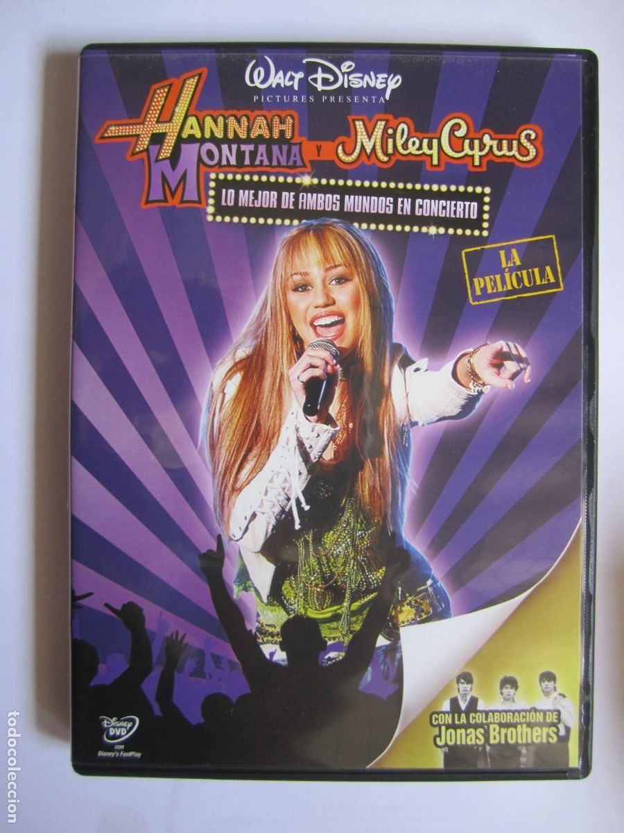Cine: dvd hannah montana y miley cyrus la pelicula