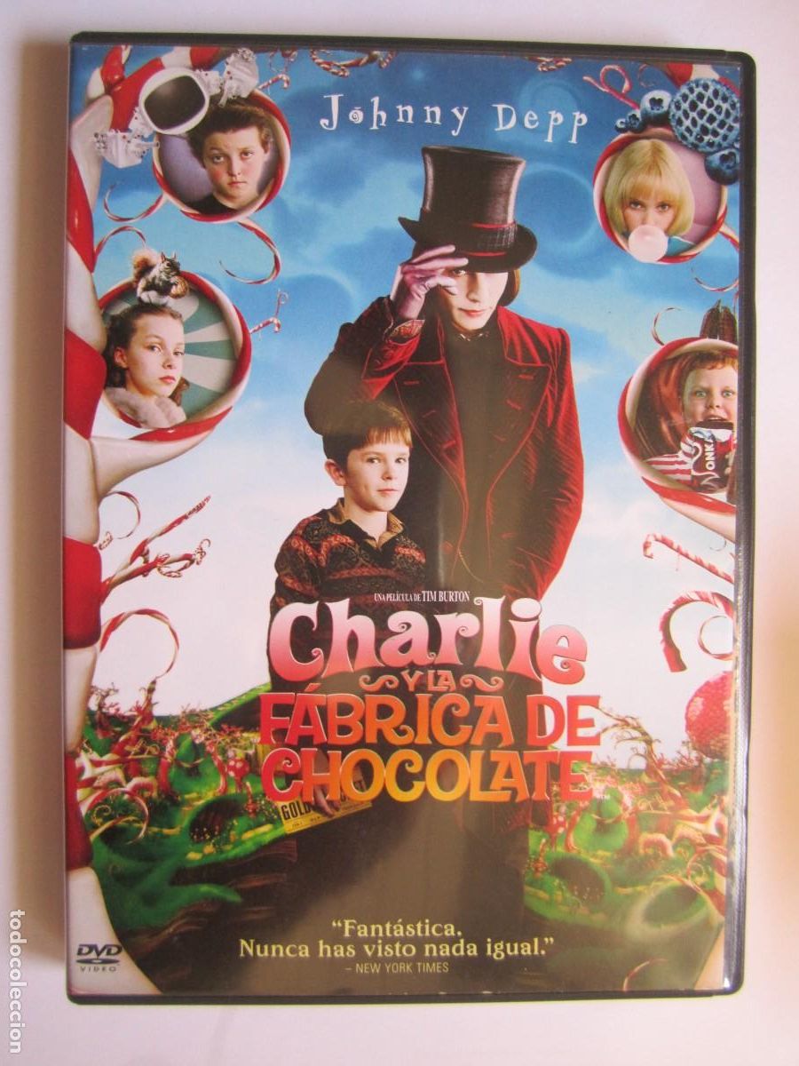 Cine: dvd charlie y la fabrica de chocolate johnny depp