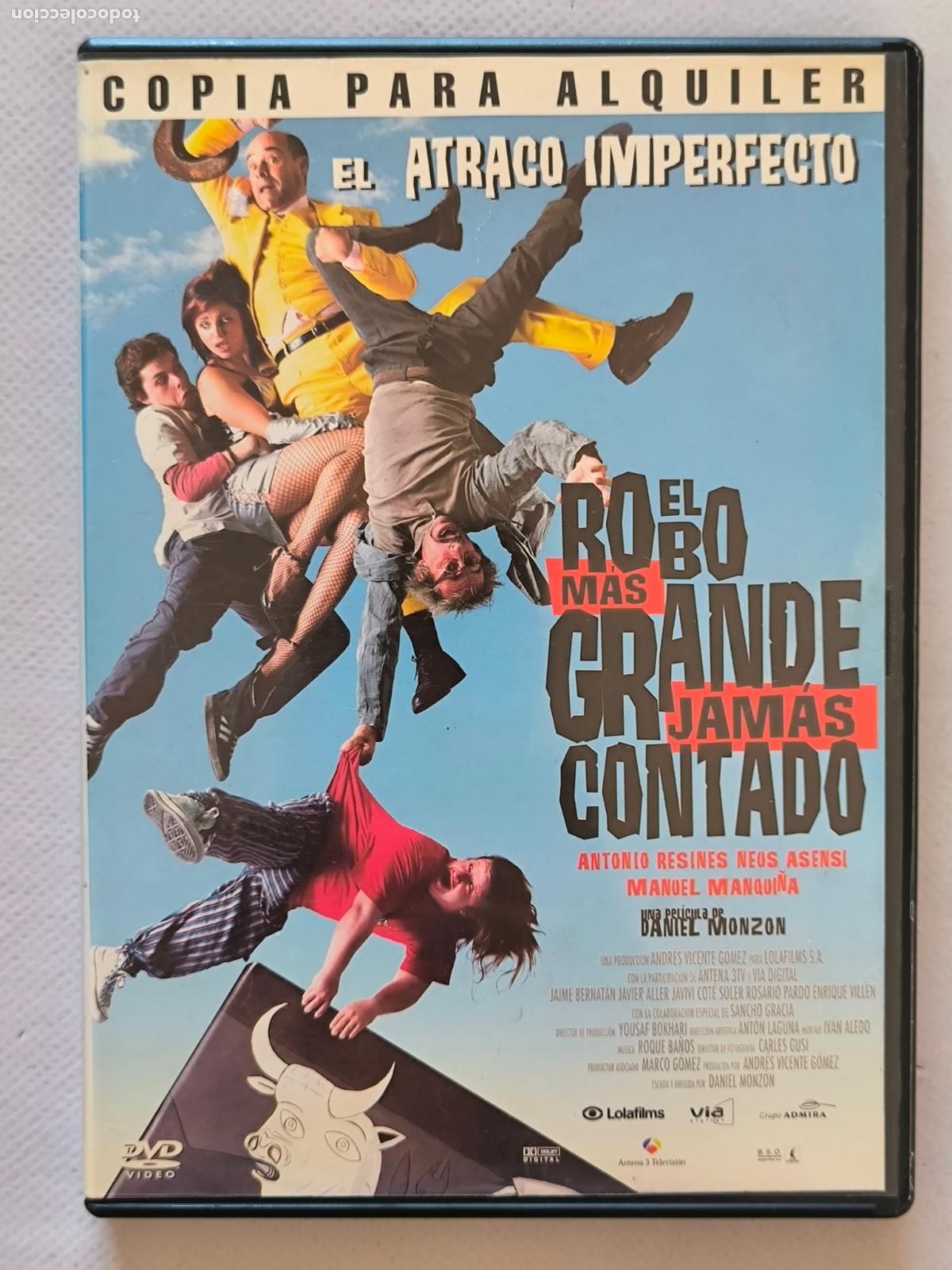 Cine: DVD EL ROBO MAS GRANDE JAMAS CONTADO - EDICION DE ALQUILER (015)