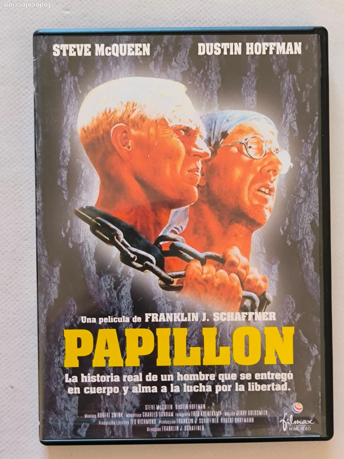 Cine: DVD PAPILLON - STEVE MCQUEEN, DUSTIN HOFFMAN (016)