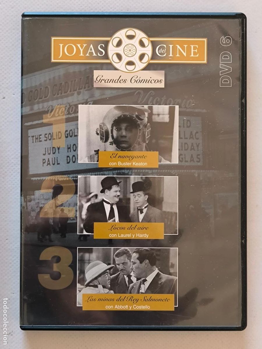 Cinema: DVD EL NAVEGANTE / LOCOS DEL AIRE / LAS MINAS DEL REY SALMONETE - JOYAS DEL CINE (016)