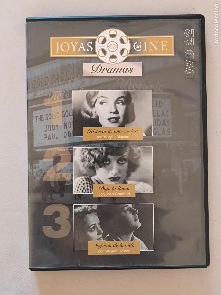 Cinema: DVD HISTORIA DE UNA CIUDAD / BAJO LA LLUVIA / SINFONIA DE LA VIDA - JOYAS DEL CINE - DRAMA (016)