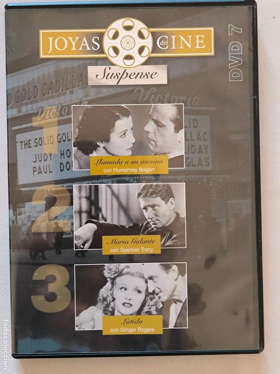 Cinema: DVD LLAMADA A UN ASESINO / MARIA GALANTE / LATIDO - JOYAS DEL CINE - SUSPENSE (016)