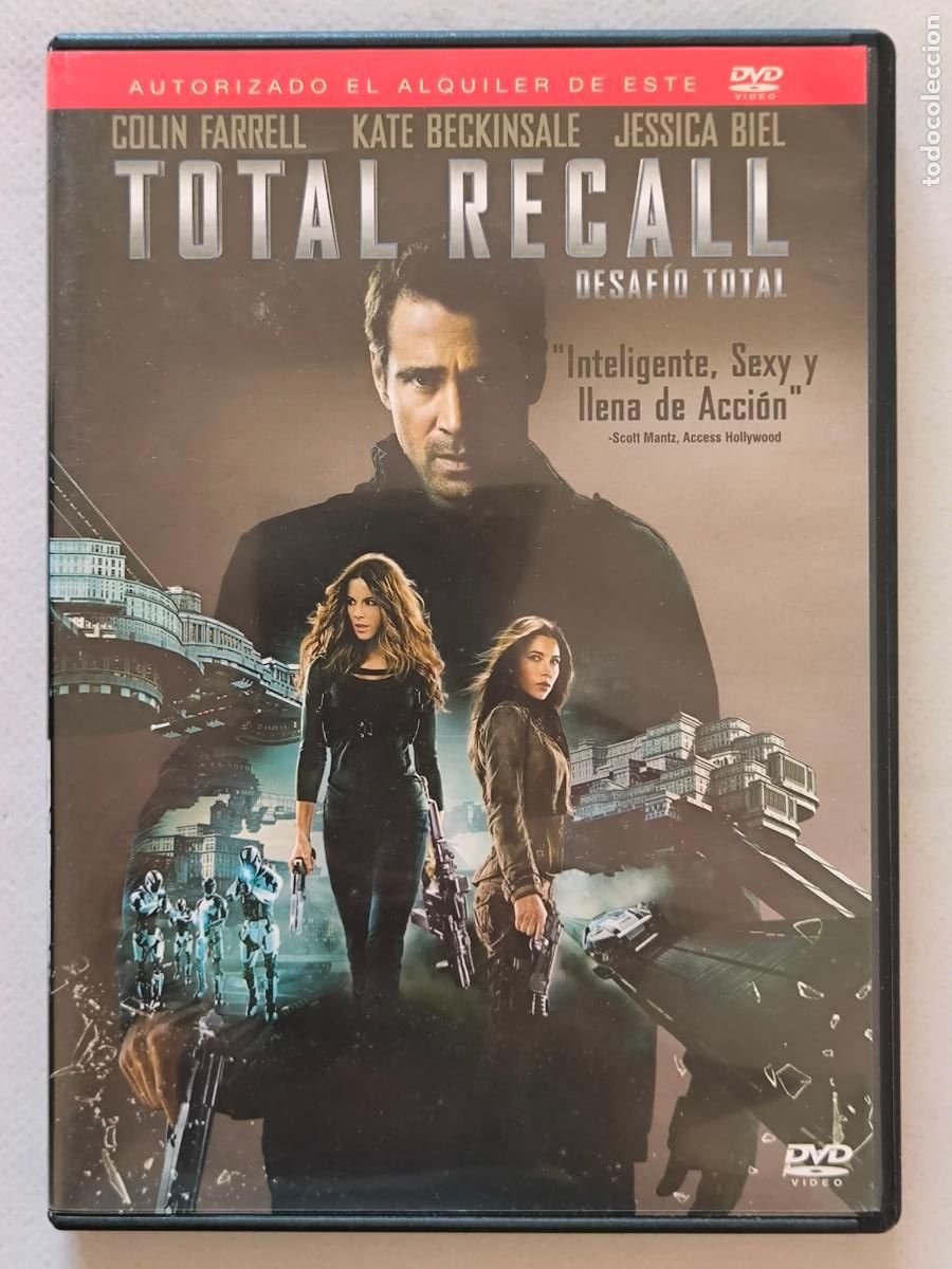 Cine: DVD TOTAL RECALL (DESAFIO TOTAL) - EDICION DE ALQUILER (017)