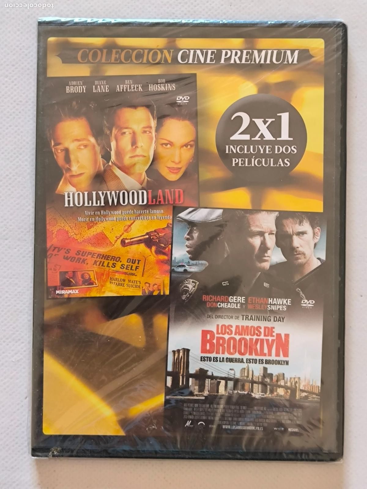 Cine: DVD HOLLYWOOD LAND / LOS AMOS DE BROOKLYN - 2 PELICULAS - CAJA SLIM - NUEVO, PRECINTADO (017)