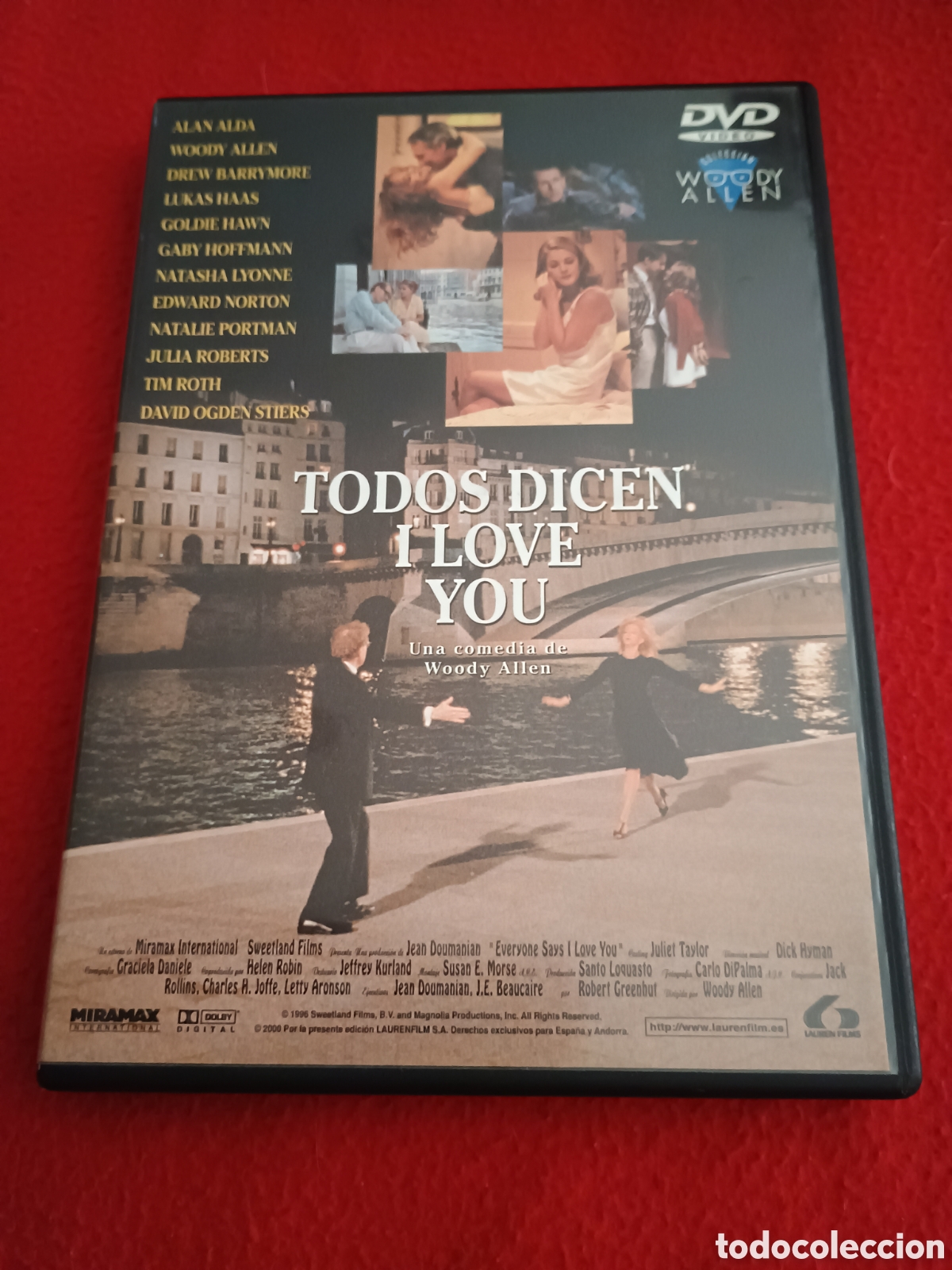 Cine: Dvd todos dicen I love you - Woody allen goldie hawn Alan alda