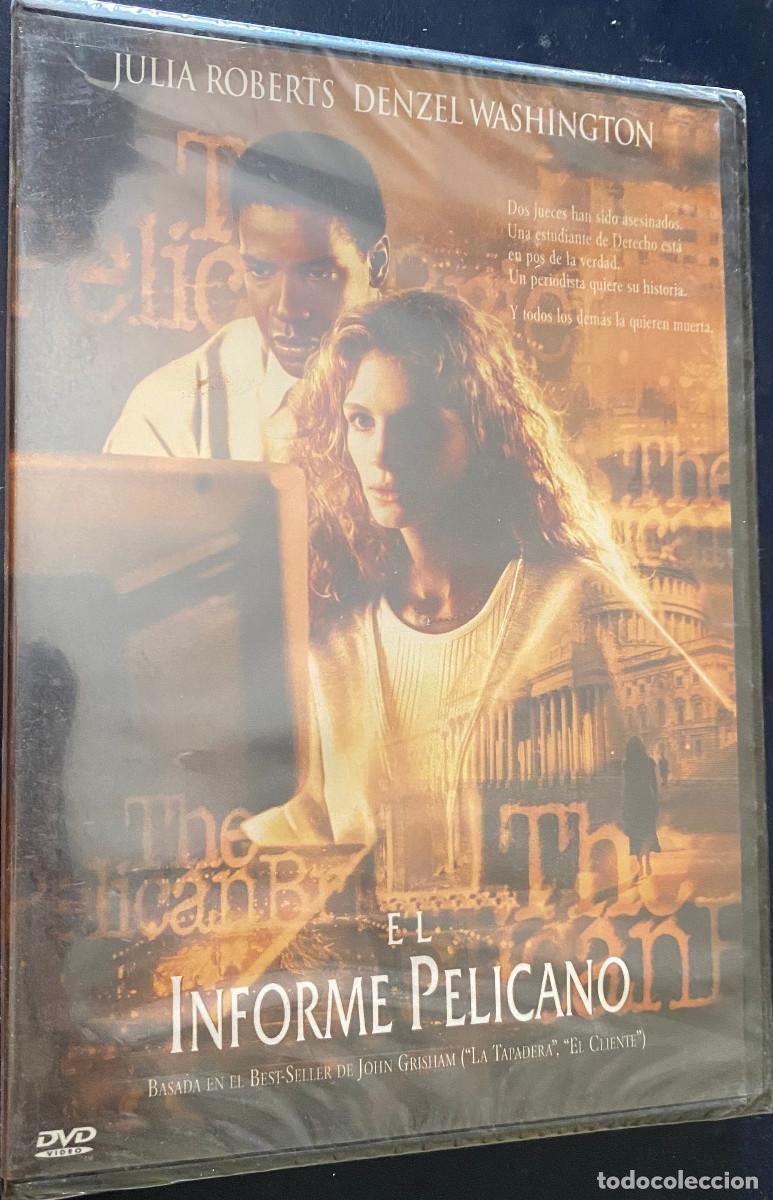 Cine: 'El informe Pel&iacute;cano', con Julia Roberts y Denzel Washington. Thriller. DVD nuevo precintado.