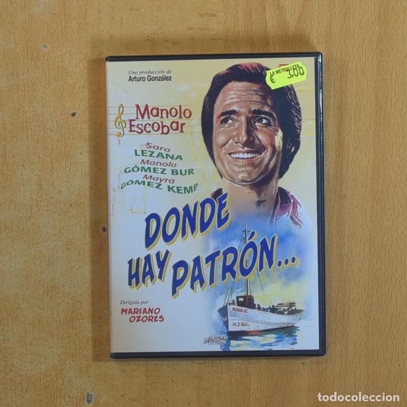 Cine: DONDE HAY PATRON - DVD - M&uacute;ltiples art&iacute;culos = 1 solo env&iacute;o