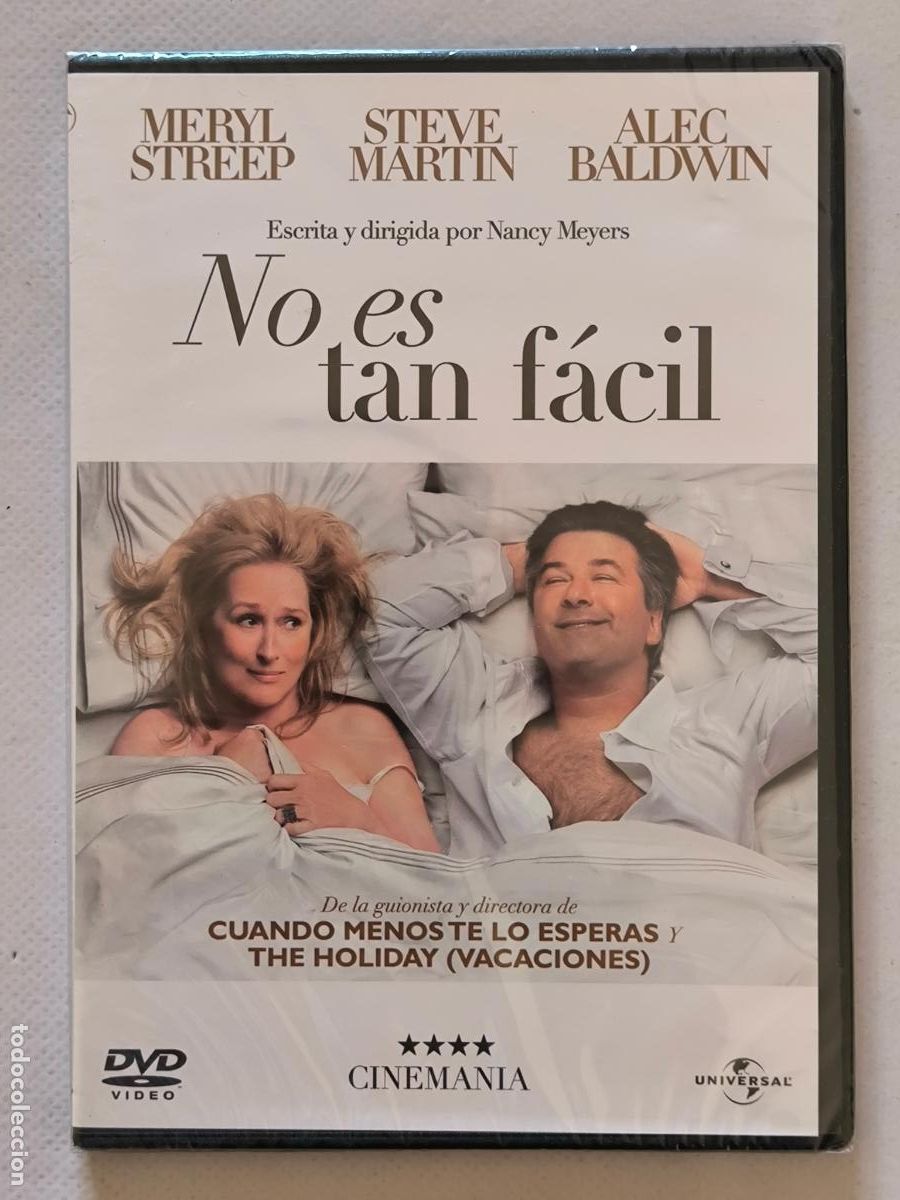 Cine: DVD NO ES TAN FACIL - MERYL STREEP, ALEC BALDWIN - CAJA SLIM - NUEVO, PRECINTADO (018)