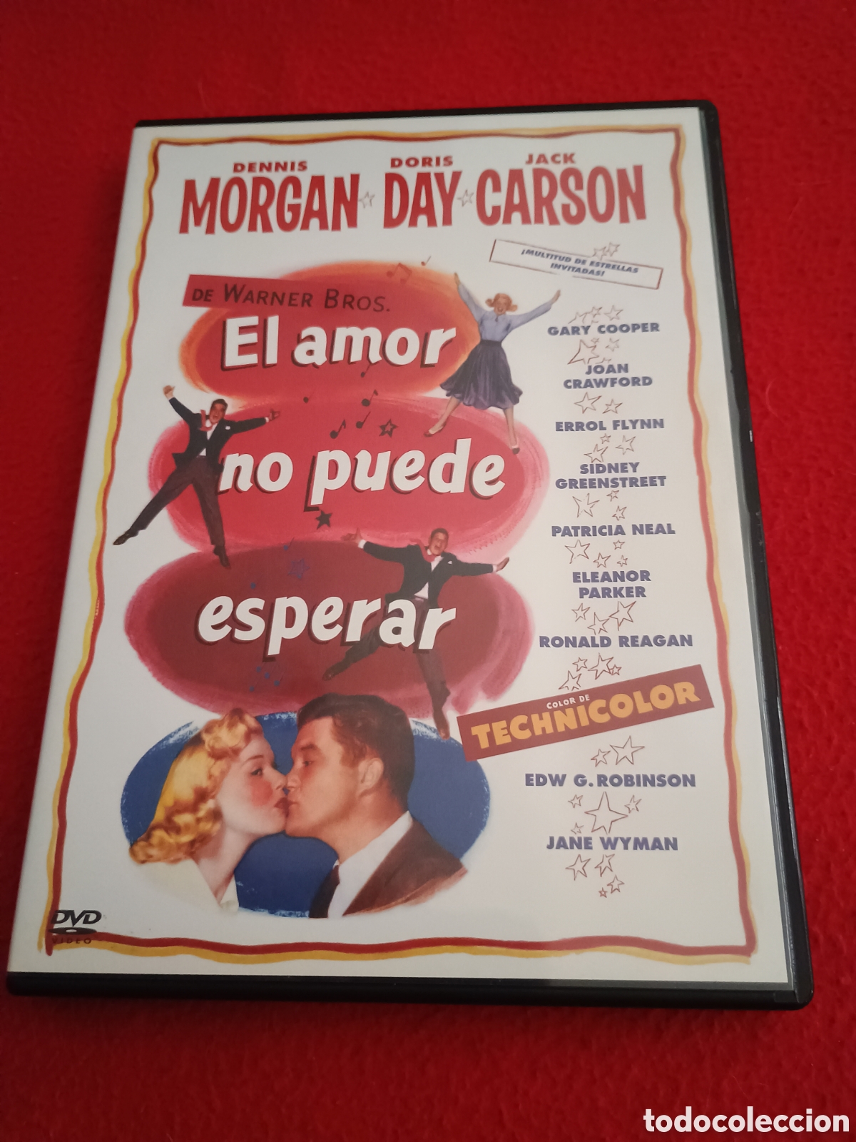 Cine: Dvd el amor no puede esperar - Doris day Joan Crawford errol flynn Ronald reagan Gary Cooper