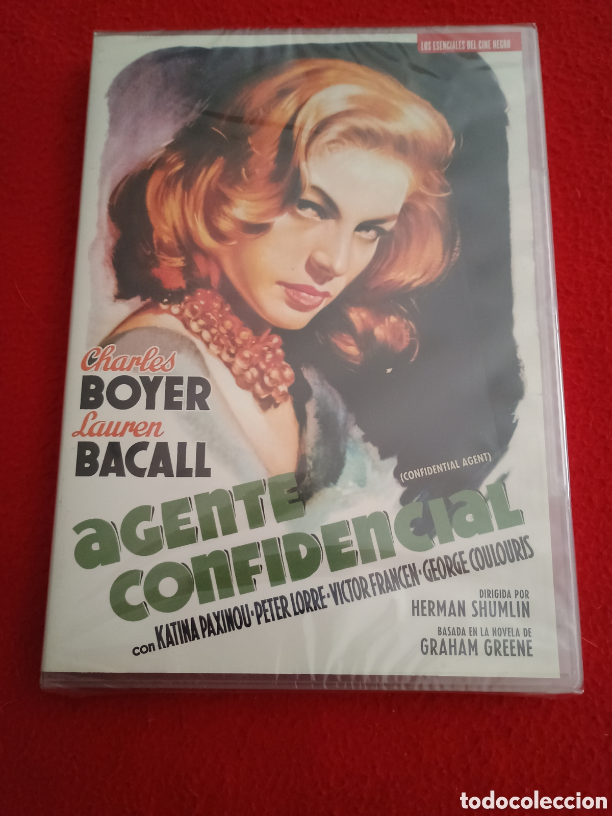 Cine: Dvd agente confidencial (precintado) lauren bacall charles boyer
