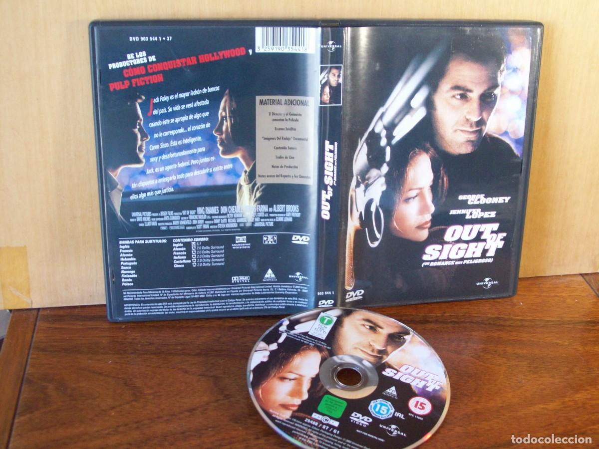 Cine: OUT OF SIGHT (UN ROMANCE MUY PELIGROSO) - GEORGE CLOONEY - JENNIFER LOPEZ - DVD