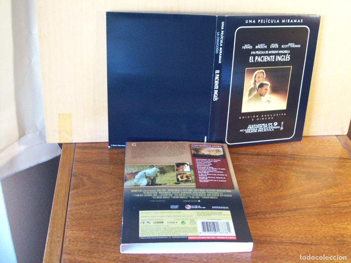 Cine: EL PACIENTE INGLES - DOBLE DVD EDICION EXCLUSICA EN ESTUCHE DE CARTON -