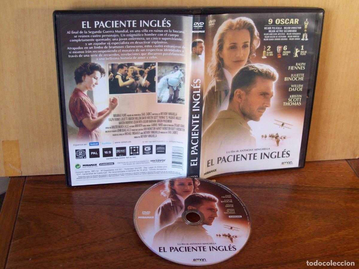 Cine: EL PACIENTE INGLES - RALPH FIENNES - JULIETTE BINOCHE - WILLEM DAFOE - DVD