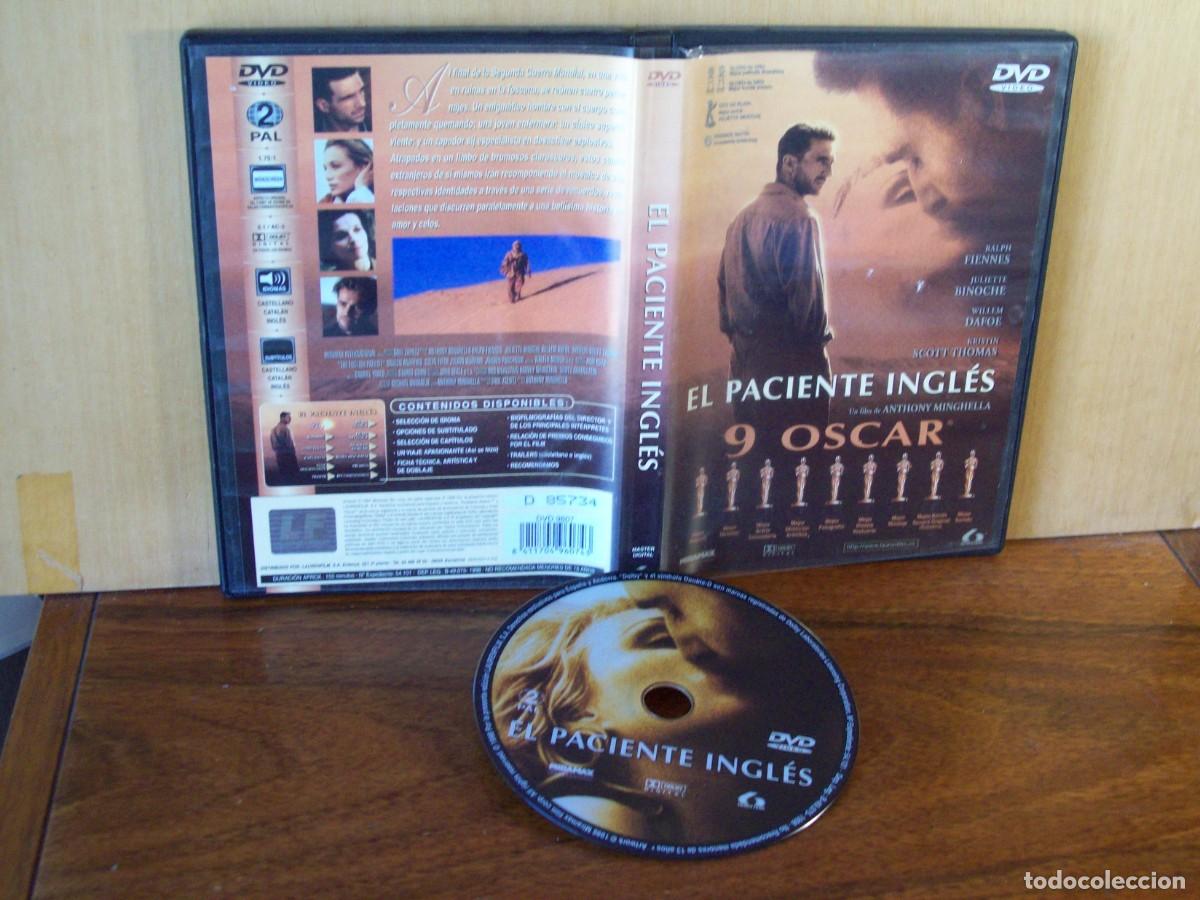 Cine: EL PACIENTE INGLES - RALPH FIENNES - JULIETTE BINOCHE - WILLEM DAFOE - DVD