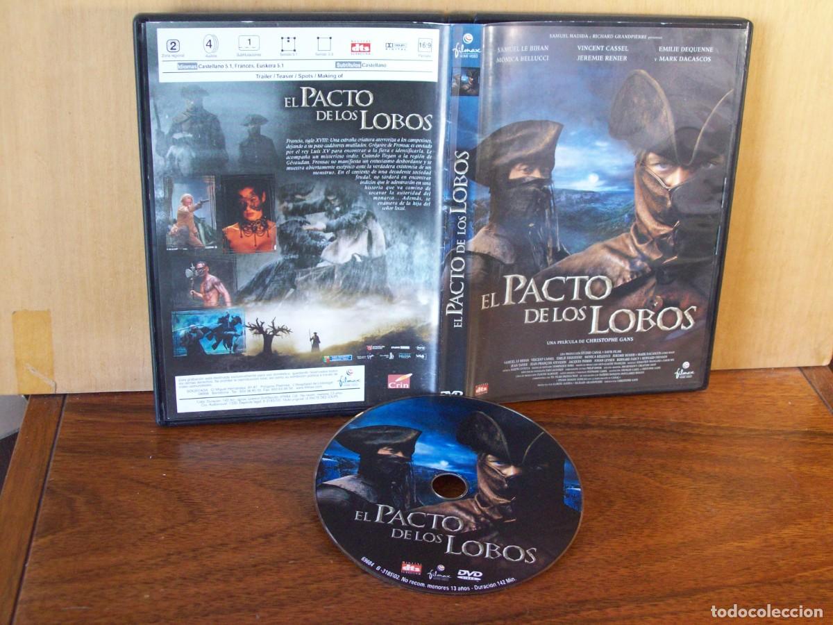 Cine: EL PACTO DE LOS LOBOS - SAMUEL LE BIHAN - VINCENT CASSEL - MONICA BELLUCI - DVD