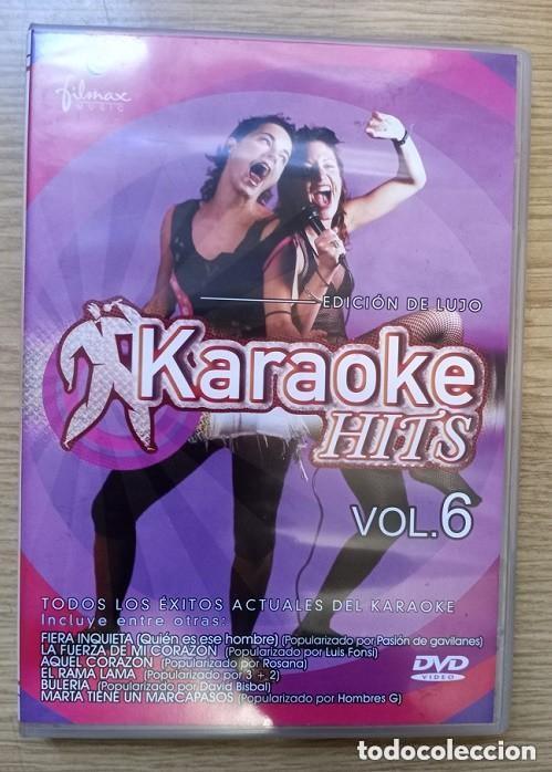 Cine: DVD - KARAOKE HITS VOLUMEN 6 - MIRAR FOTOS -al libreto de canciones le faltan primeras y &uacute;ltimas