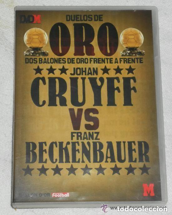 Cine: DVD - Marca DUELOS DE ORO JOHAN CRUYFF vs FRANZ BECKENBAUERD dos balones de oro frente a frente