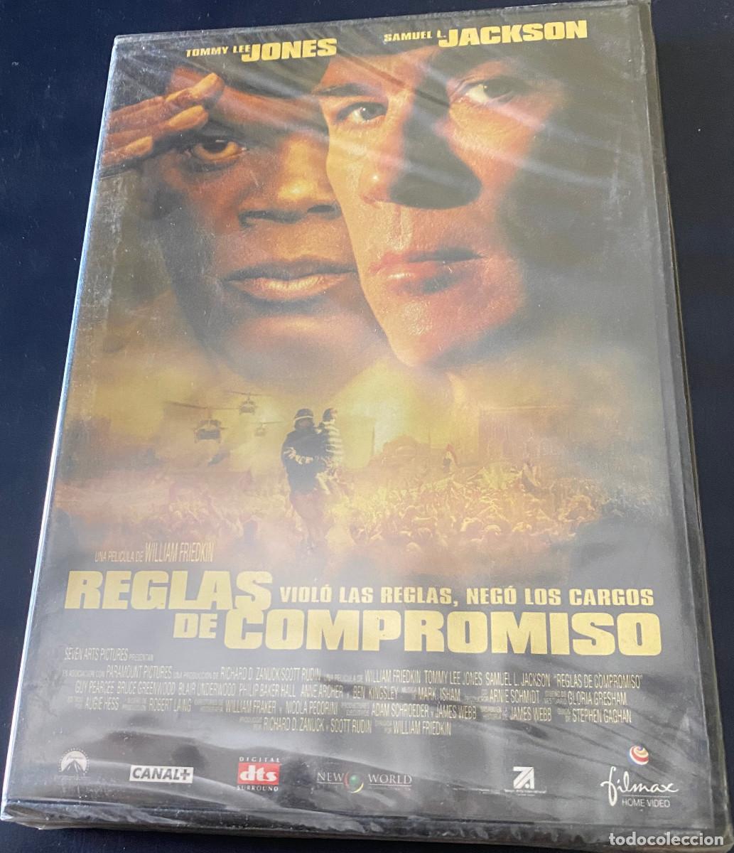 Cine: 'Reglas de compromiso', con Tommy Lee Jones y Samuel L. Jackson. Thriller. DVD nuevo precintado.