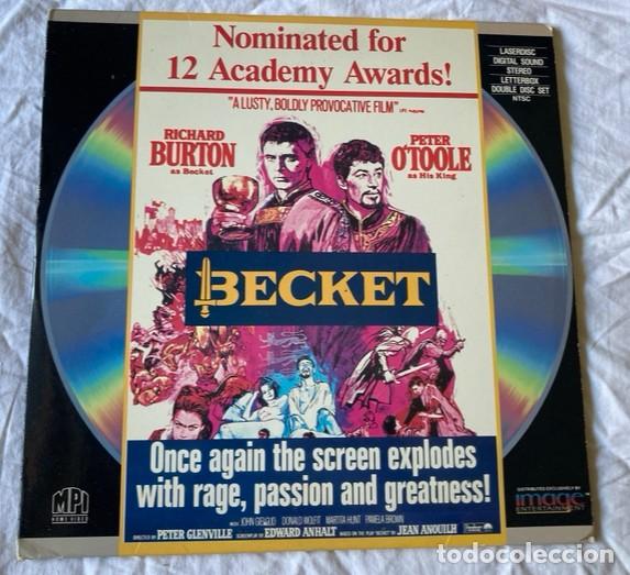 Cine: LASERDISC - LASER DISC ORIGINAL BECKET / VERSI&Oacute;N ORIGINAL - NO EDIC ESPA&Ntilde;OLA / LEER