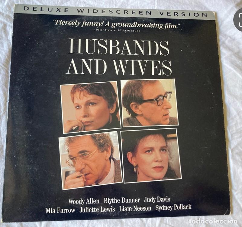 Cine: LASERDISC - LASER DISC ORIGINAL HUSBAND AND WIVES / VERSI&Oacute;N ORIGINAL - NO EDIC ESPA&Ntilde;OLA / LEER