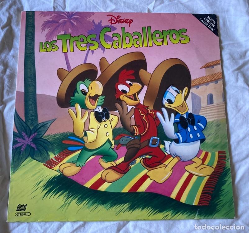 Cine: LASERDISC - LASER DISC ORIG LOS TRES CABALLEROS / VERSION ORIG - ED ESPA&Ntilde;OLA / LEER