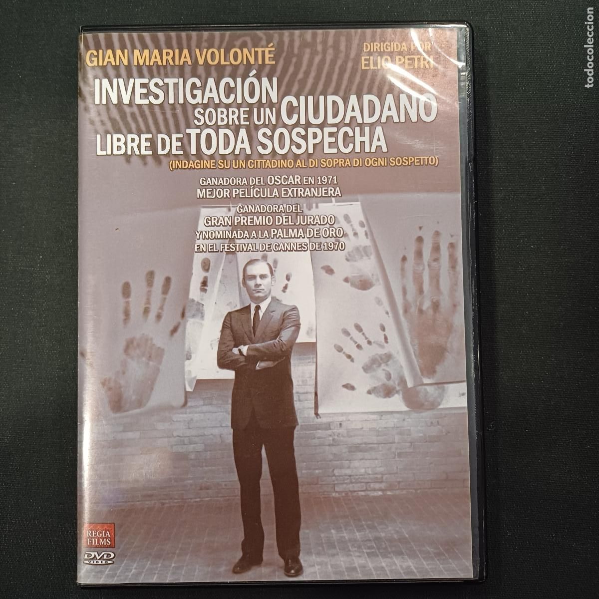 Cine: INVESTIGACION SOBRE UN CIUDADANO LIBRE DE TODA SOSPECHA/DVD.