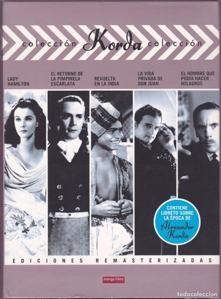 Cine: COLECCI&Oacute;N KORDA N&ordm; 3 PACK 5 DVDS REMASTERIZADOS ED. ESPA&Ntilde;OLA MANGA FILMS 2006