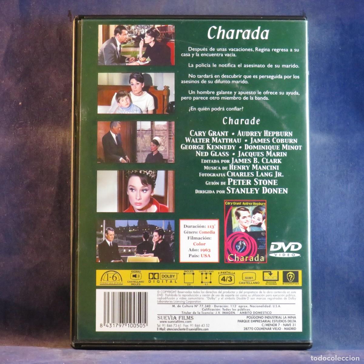 Cine: CHARADA - DVD ------ - Foto 2
