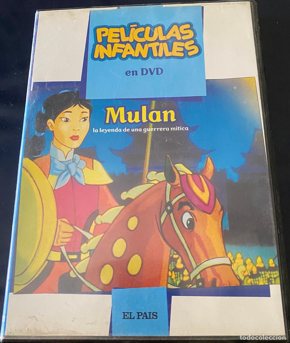Cine: 'Mulan - La leyenda de una guerrera m&iacute;tica'. Animaci&oacute;n. Pel&iacute;culas Infantiles El Pa&iacute;s. Buen estado.