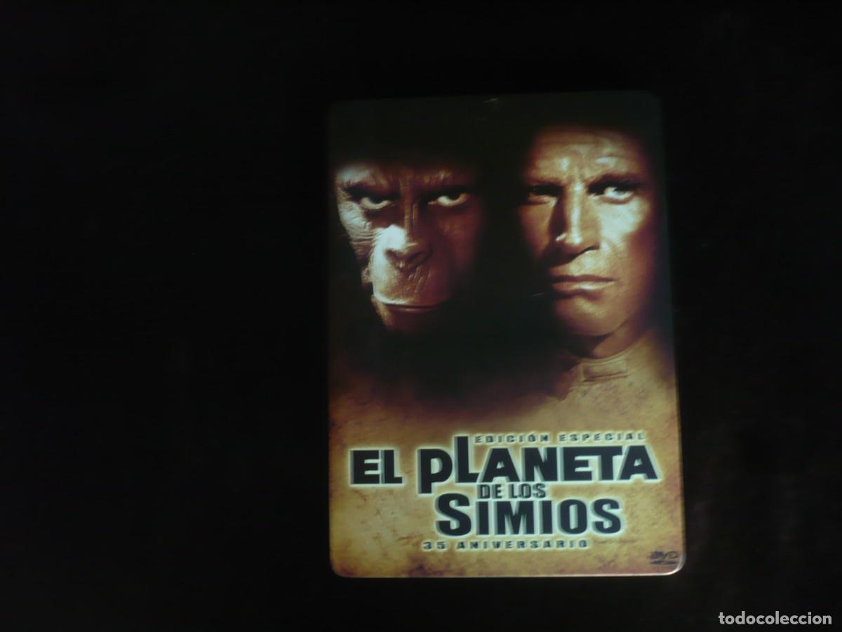 Cine: el planeta de los simios - edicion especial 35 aniversario en caja metalica - con 2 dvd como nuevos