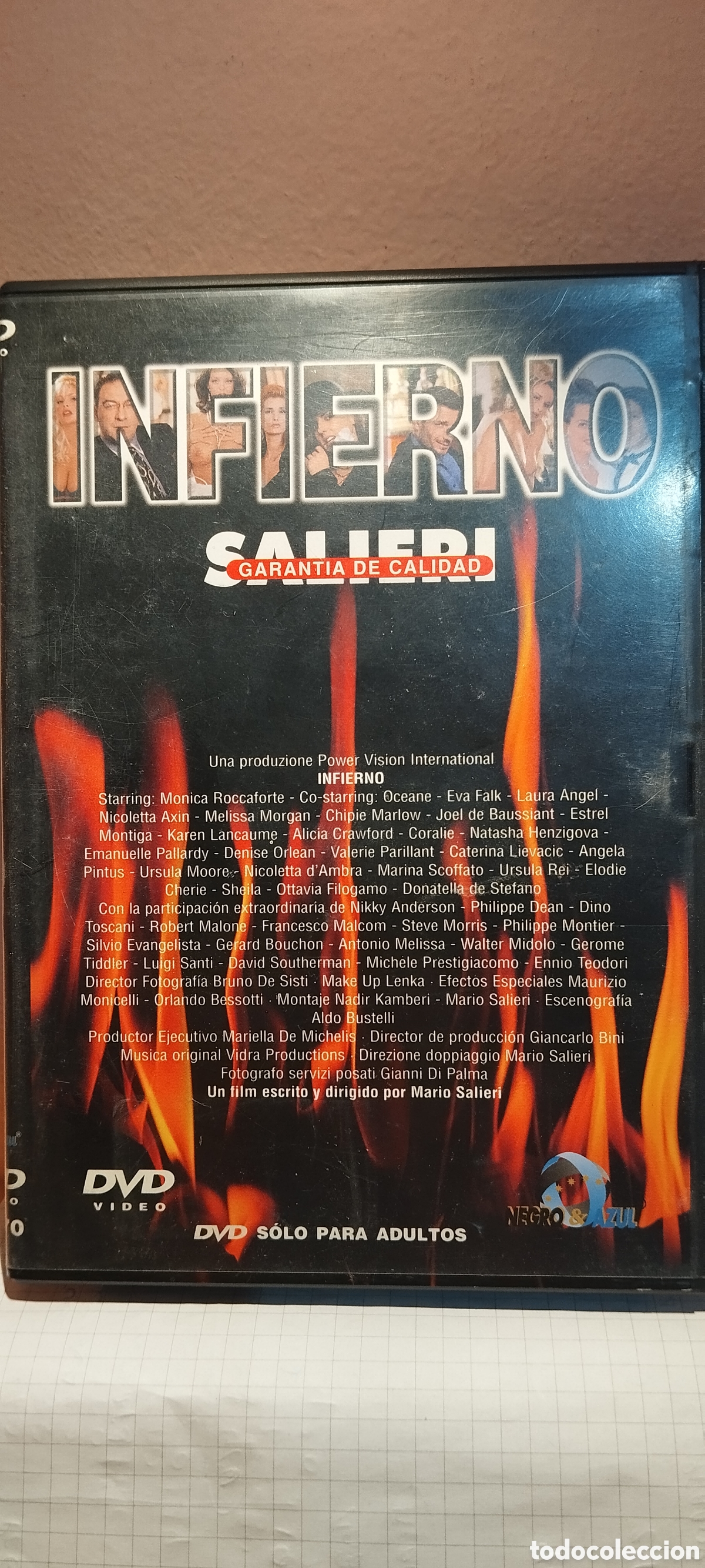 Cinema: Infierno salieri DVD adultos
