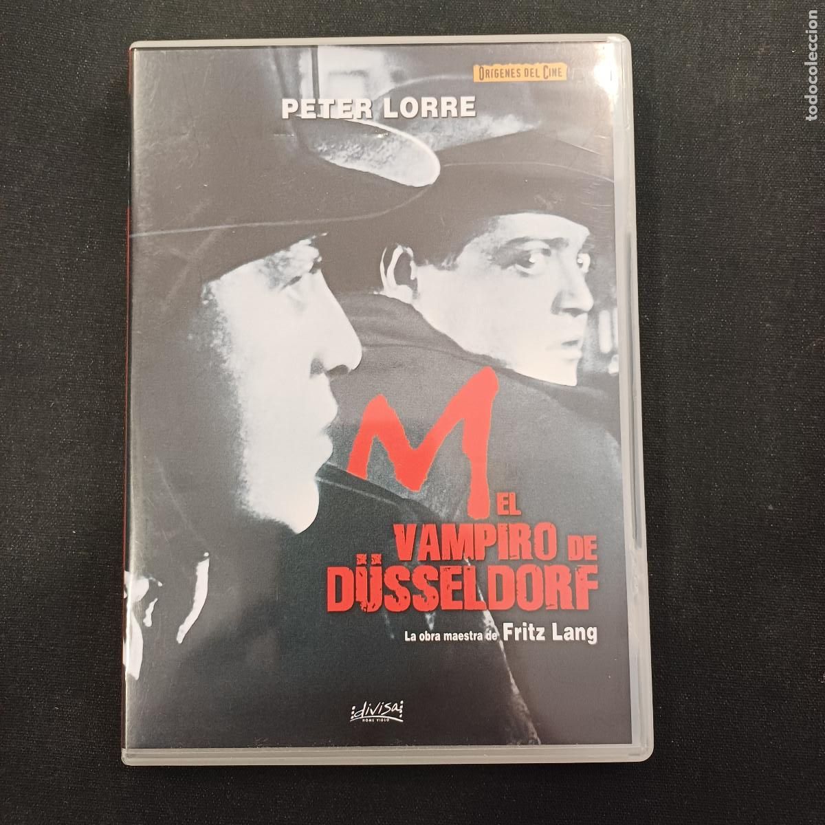 Cine: M EL VAMPIRO DE DUSSELDORF/PETER LORRE/DVD 2 DISCOS ORIGENES DEL CINE.