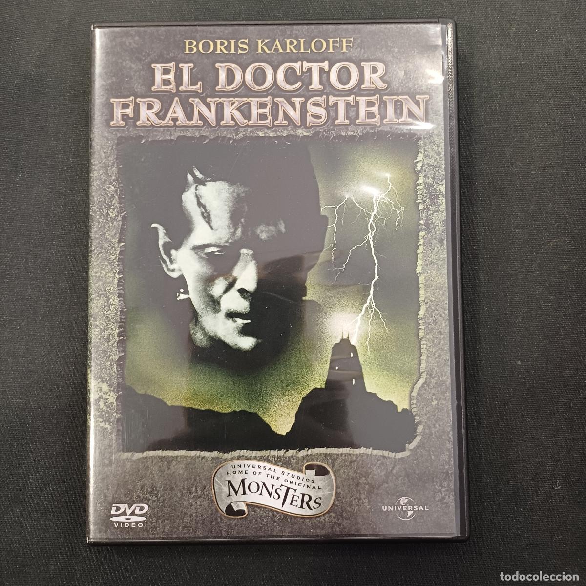 Cine: EL DOCTOR FRANKENSTEIN/BORIS KARLOFF/DVD.