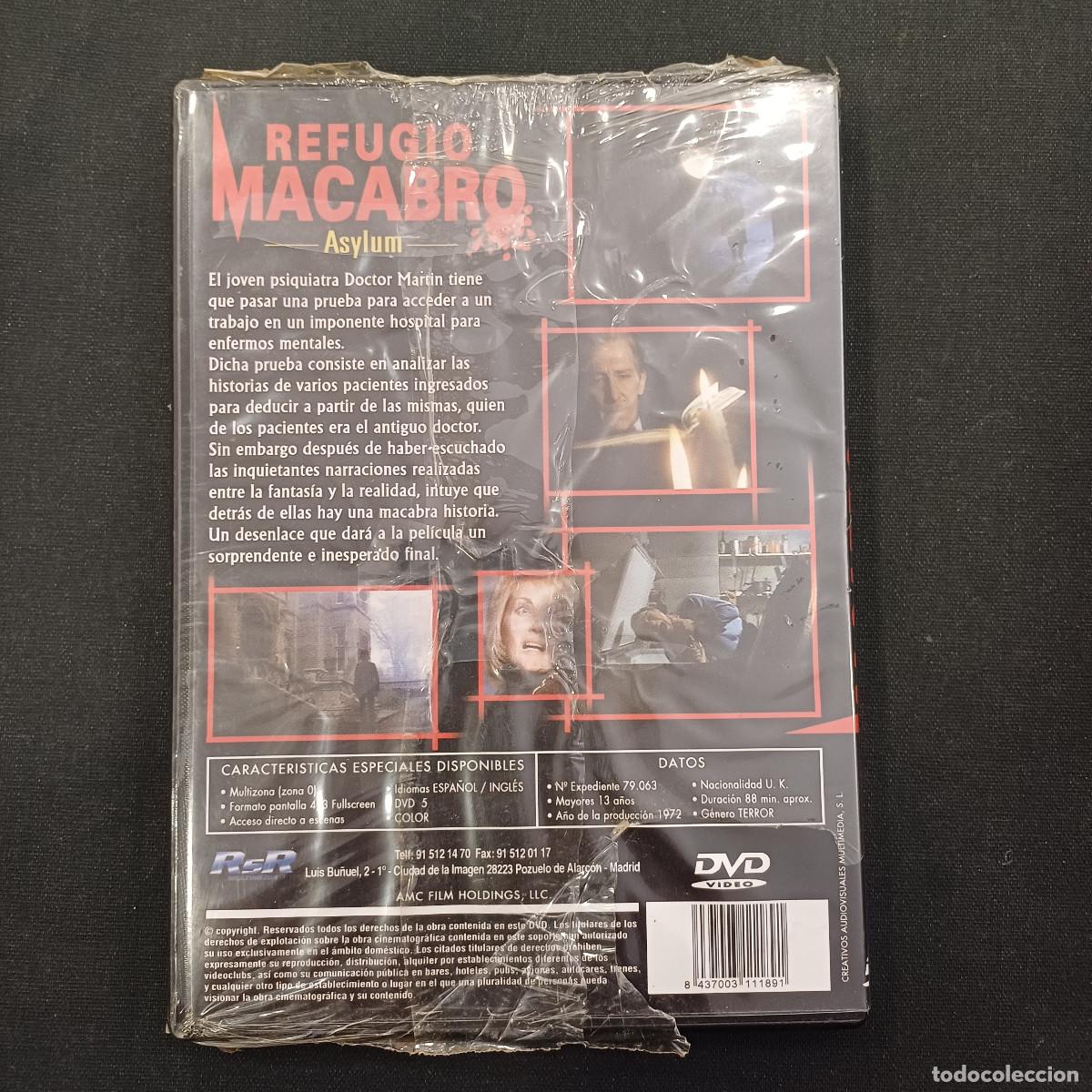Cine: REFUGIO MACABRO/PETER CUSHING/DVD PRECINTADO&iexcl;&iexcl;. - Foto 2