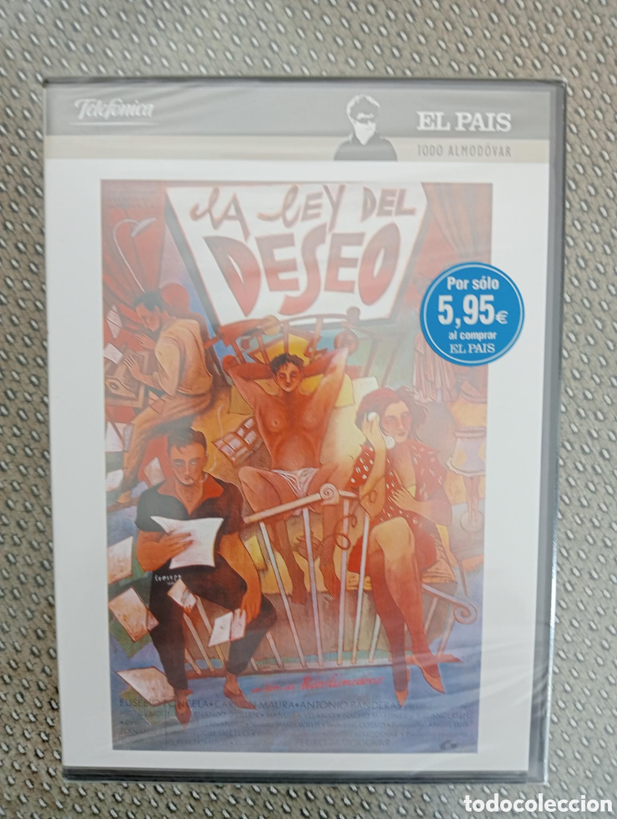 Cine: La ley del deseo. Pedro Almod&oacute;var. DVD. Nuevo. Precintado