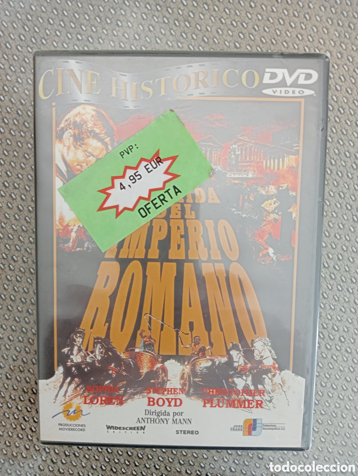 Cine: La ca&iacute;da del Imperio romano. DVD. Nuevo. Precintado