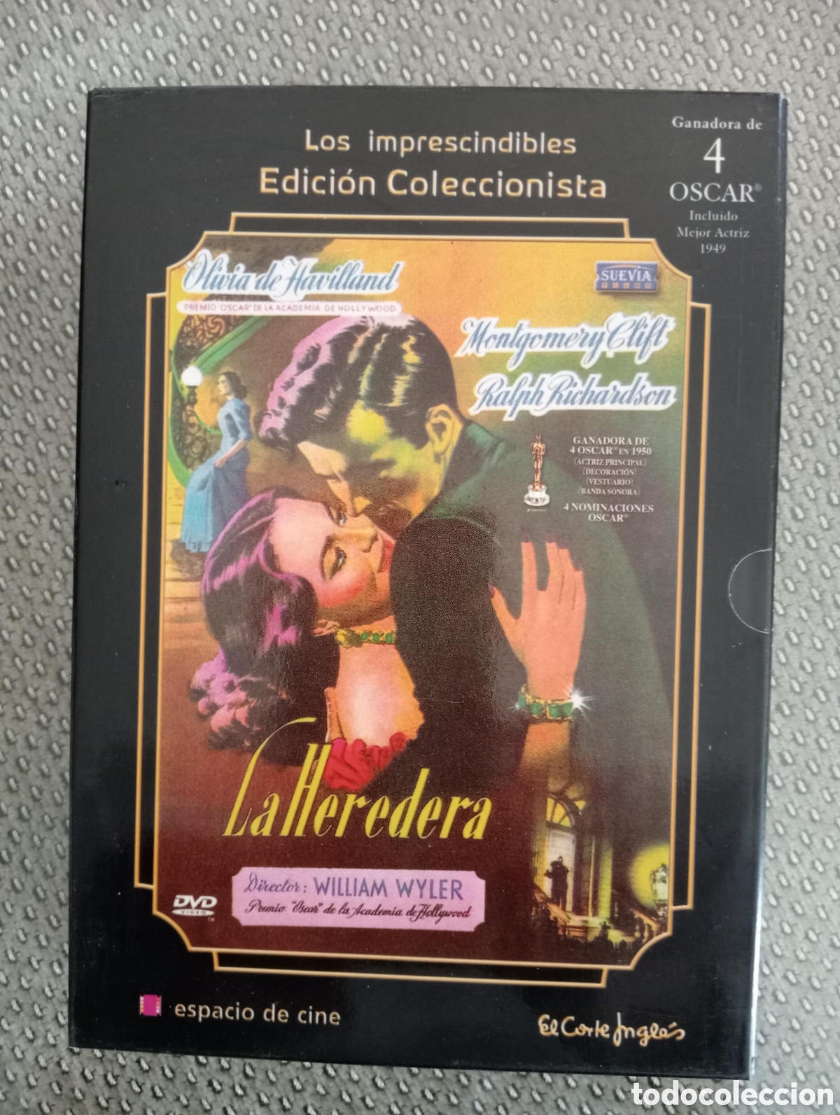 Cine: La heredera. Los imprescindibles. Edici&oacute;n coleccionista. DVD. Muy bien conservado