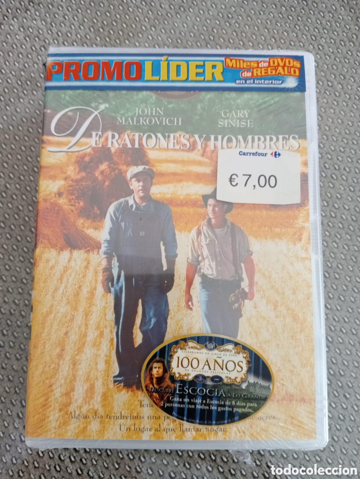 Cine: De ratones y hombres. DVD. Nuevo. Precintado