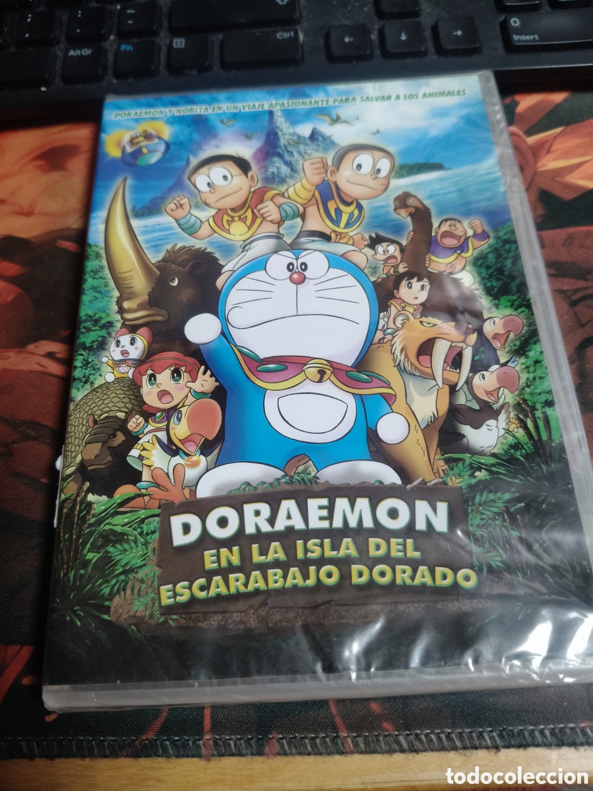 Cine: Doraemon en la isla del escarabajo dorado DVD Nuevo a estrenar