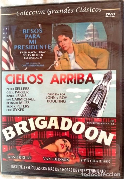 Cine: Colecci&oacute;n Grandes Cl&aacute;sicos - Besos Para Mi Presidente-Cielos Arriba-Brigadoon DVD Nuevo Precintado