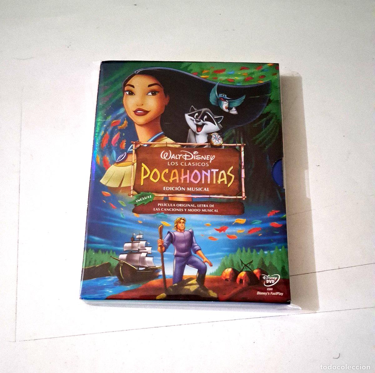 Cine: DVD &rdquo;POCAHONTAS&rdquo; WALT DISNEY EDICION MUSICAL DIGIPACK LOS CLASICOS