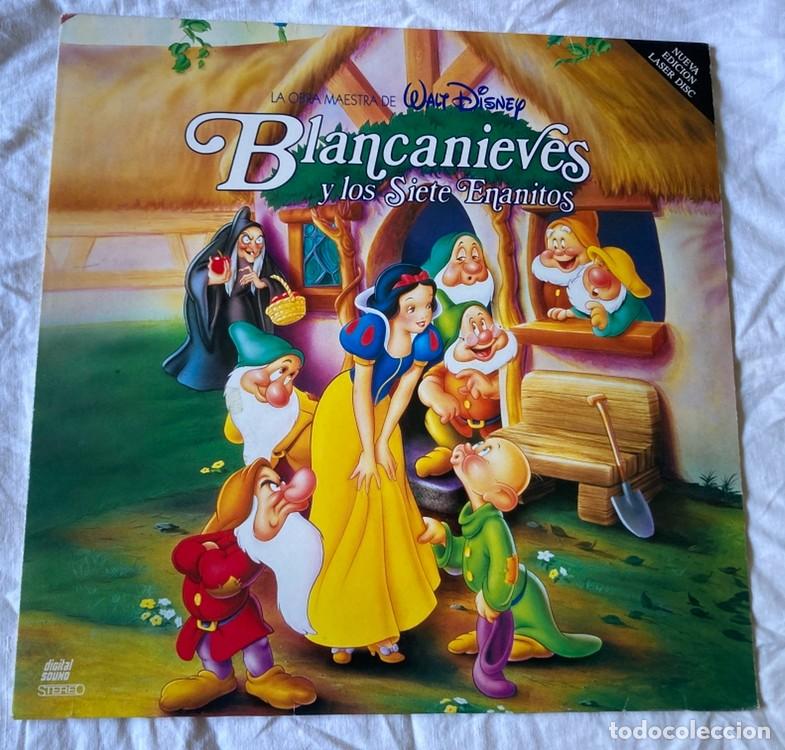 Cine: LASERDISC - LASER DISC ORIGINAL BLANCANIEVES Y LOS SIETE ENANITOS / EDICI&Oacute;N ESPA&Ntilde;OLA / LEER